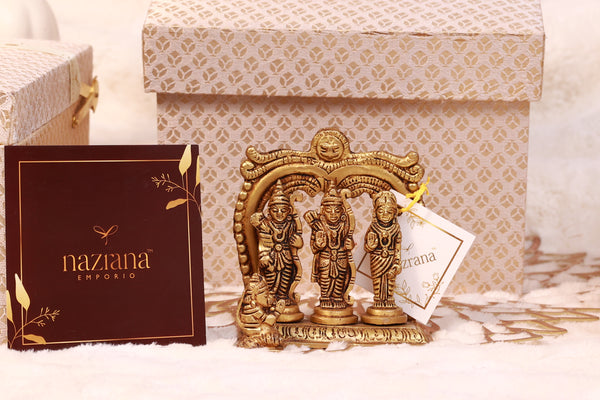 Divine Brass Ram Darbar Idol