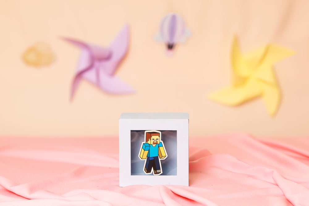 Minecraft Theme Kids Favor Box
