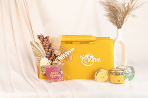 Golden Bond Rakhi Silk Hamper
