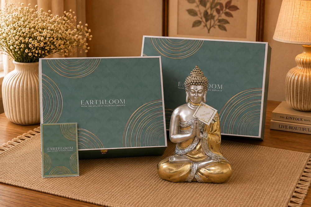 Earthloom Buddha Showpiece