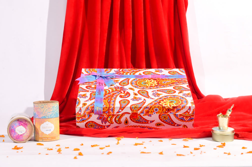 Vibrant Holi Colors & Sweet Box