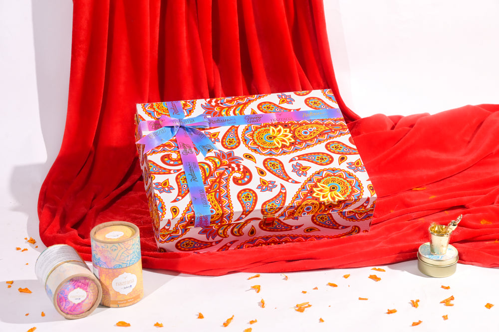 Vibrant Holi Colors & Sweet Box