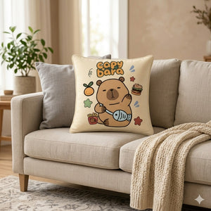Cozy Capybara Cushion