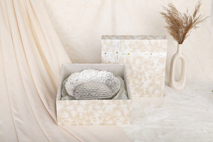 Frosted Ivory Treasure Box