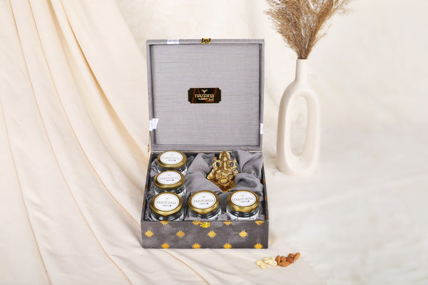 Naz- Prestige Grey Hampers
