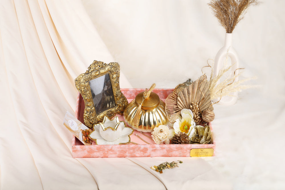 Gilded Blossom Box