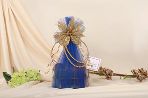 Royal celebration metal basket